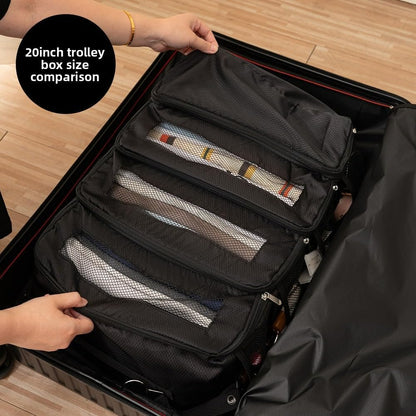 Hanging Travel Organizer with Hook, Packing Cubes for Suitcase.