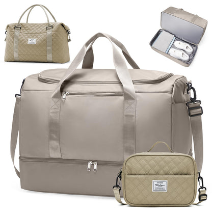 Extra Large Travel Duffel Bag, Carry-On Weekender Bags for Women Travel