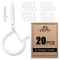 ADIIL Q Hanger Ceiling Screw Hooks for Hanging Outdoor String Light, Plants