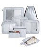 LIGHT FLIGHT 8 Set Packing Cubes for Travel, Cruise Ship Travel Essentials