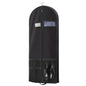 Lazebox 43" Travel Garment Bag with Accessories Zipper Pocket, Heavy Duty Suit Bag for Suits, Tuxedos, Dresses, Coats, Black, 1 pack