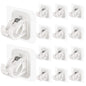 8PCS Self Adhesive No Drill Adjustable Curtain Rod Holder Hooks Brackets