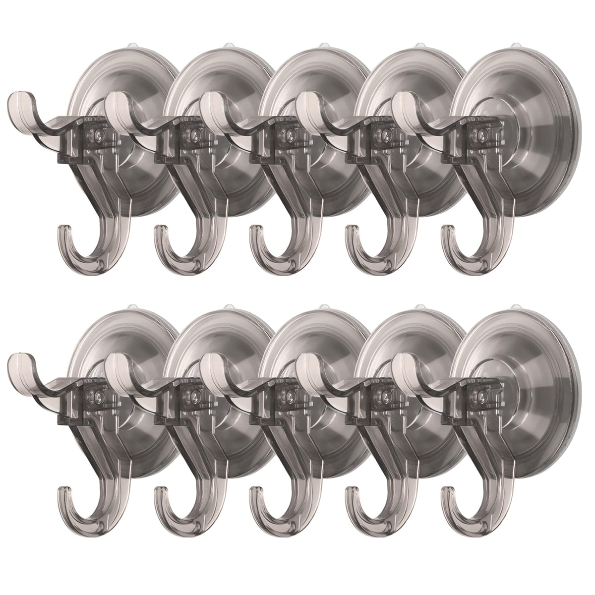 Antimbee 3 Pack Suction Cup Hooks, Clear Suction Cup Hanger, Removable Small Suction Cups for Shower, Bathroom, Glass, Door, Windows, Kitchen-Max Hanging up to 11 lbs on Smooth Surface