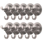 Antimbee 3 Pack Suction Cup Hooks, Clear Suction Cup Hanger, Removable Small Suction Cups for Shower, Bathroom, Glass, Door, Windows, Kitchen-Max Hanging up to 11 lbs on Smooth Surface
