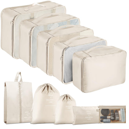 Packing Cubes for Travel 8 Set Luggage Organizer Bags