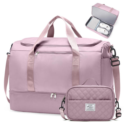 Extra Large Travel Duffel Bag, Carry-On Weekender Bags for Women Travel