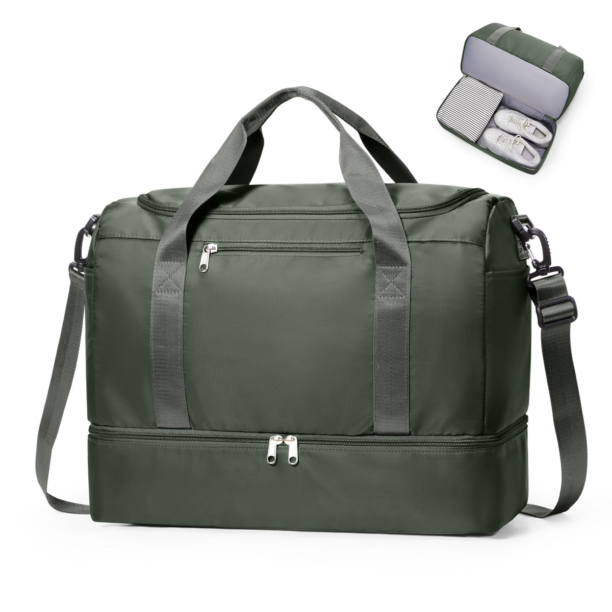 Extra Large Travel Duffel Bag, Carry-On Weekender Bags for Women Travel