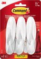 Command Medium Designer Hooks Multi-Pack, 6 Hooks, 12 Strips