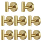 Towel Hooks Bathroom Coat Robe Wall Hook Heavy Duty Door Hanger Towel Robe Clothes Cabinet Closet Sponges Rack for Bathroom Bedroom Kitchen Hotel Pool 4 Packs Black(Drilling Installation)