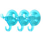Antimbee 3 Pack Suction Cup Hooks, Clear Suction Cup Hanger, Removable Small Suction Cups for Shower, Bathroom, Glass, Door, Windows, Kitchen-Max Hanging up to 11 lbs on Smooth Surface