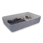 Welaxy Felt Underbed Storage Basket Oatmeal Natural Nordic shelf bin long