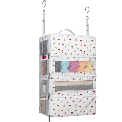 Suitcase Organizer, Hanging Travel Luggage Organizer Shelves Carry On Bag
