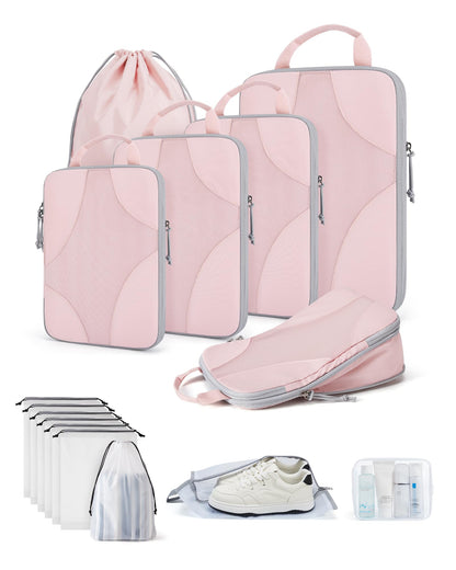 Bagsmart Compression Packing Cubes, Travel Bag Cruise Ship Essentials