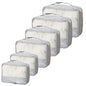 Packing Cubes Set Travel Luggage Organizers Suitcase Lightweight Accessories Navy Blue