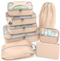 Shacke 5 Set Packing Cubes for Travel with Laundry Bag (Green Grass)