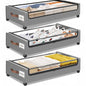 Under Bed Storage with Wheels 2Pack Storage Containers with Clear Window