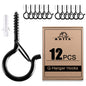 ADIIL Q Hanger Ceiling Screw Hooks for Hanging Outdoor String Light, Plants