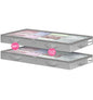 3-in Low Profile Under Bed Storage, No Structure, 2-Pack, Gray