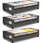 Under Bed Storage with Wheels 2Pack Storage Containers with Clear Window