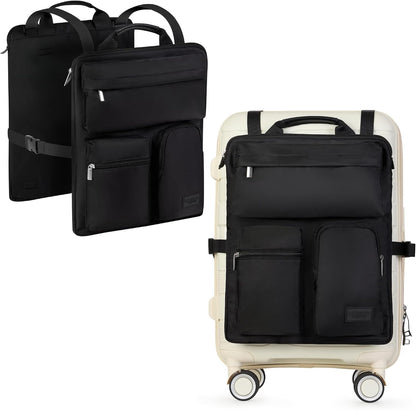 BAREFOOT CARIBOU Over Luggage Organizer for Carry On Bag Harness, Black