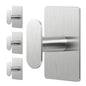 pickpiff Adhesive Towel Hooks: 20LB Extra Strong Wall Hanger, White 4 Pack