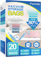 Fygrip 80% Space Saver Vacuum Storage Bags with Hand Pump, 10 Medium
