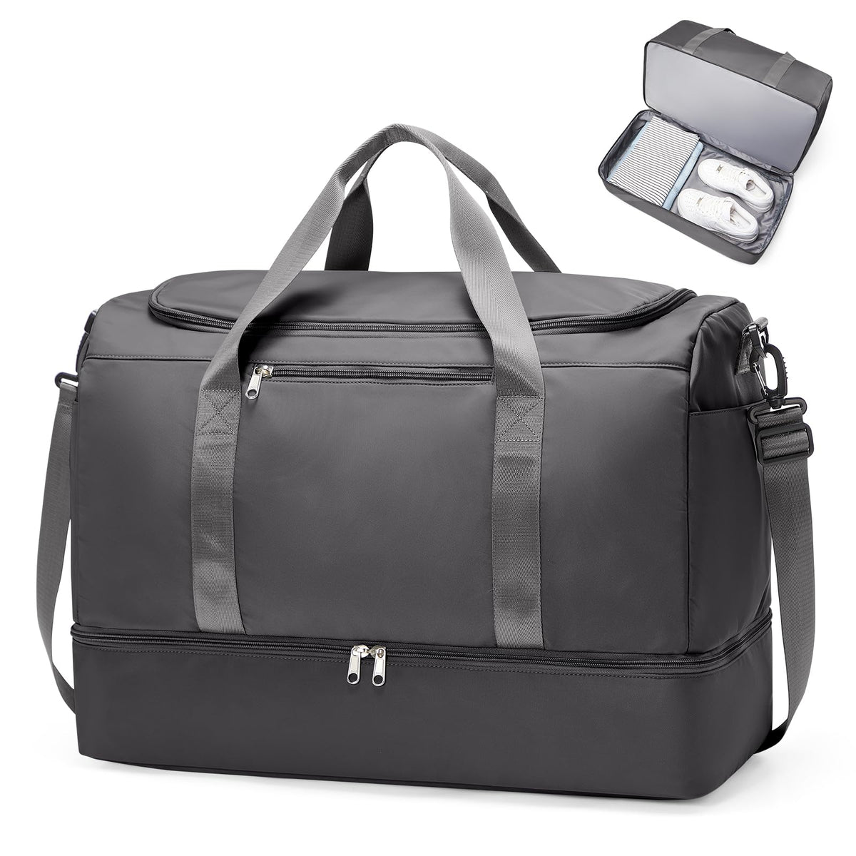 Extra Large Travel Duffel Bag, Carry-On Weekender Bags for Women Travel