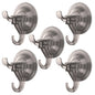 Antimbee 3 Pack Suction Cup Hooks, Clear Suction Cup Hanger, Removable Small Suction Cups for Shower, Bathroom, Glass, Door, Windows, Kitchen-Max Hanging up to 11 lbs on Smooth Surface