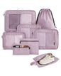 LIGHT FLIGHT 8 Set Packing Cubes for Travel, Cruise Ship Travel Essentials