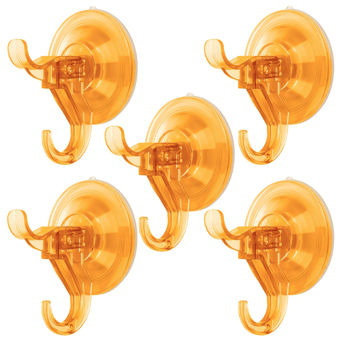 Antimbee 3 Pack Suction Cup Hooks, Clear Suction Cup Hanger, Removable Small Suction Cups for Shower, Bathroom, Glass, Door, Windows, Kitchen-Max Hanging up to 11 lbs on Smooth Surface