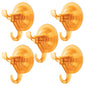 Antimbee 3 Pack Suction Cup Hooks, Clear Suction Cup Hanger, Removable Small Suction Cups for Shower, Bathroom, Glass, Door, Windows, Kitchen-Max Hanging up to 11 lbs on Smooth Surface