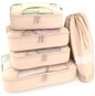 Shacke 5 Set Packing Cubes for Travel with Laundry Bag (Green Grass)