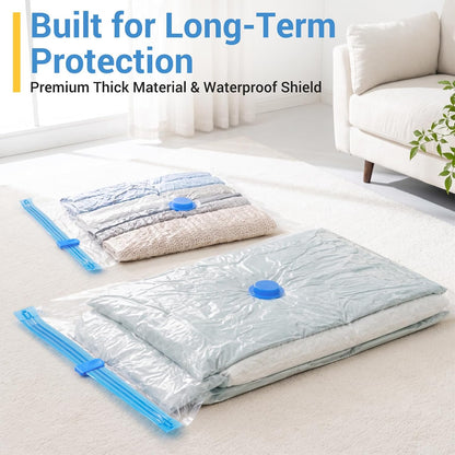 Fygrip 80% Space Saver Vacuum Storage Bags with Hand Pump, 10 Medium