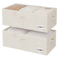 StorageWorks 10 Inch Tall Under Bed Storage Containers with Clear Lid