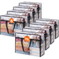 Lifewit 45L Clear Clothes Storage Bags,Plastic Foldable Blanket Storage Bag