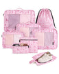 LIGHT FLIGHT 8 Set Packing Cubes for Travel, Cruise Ship Travel Essentials