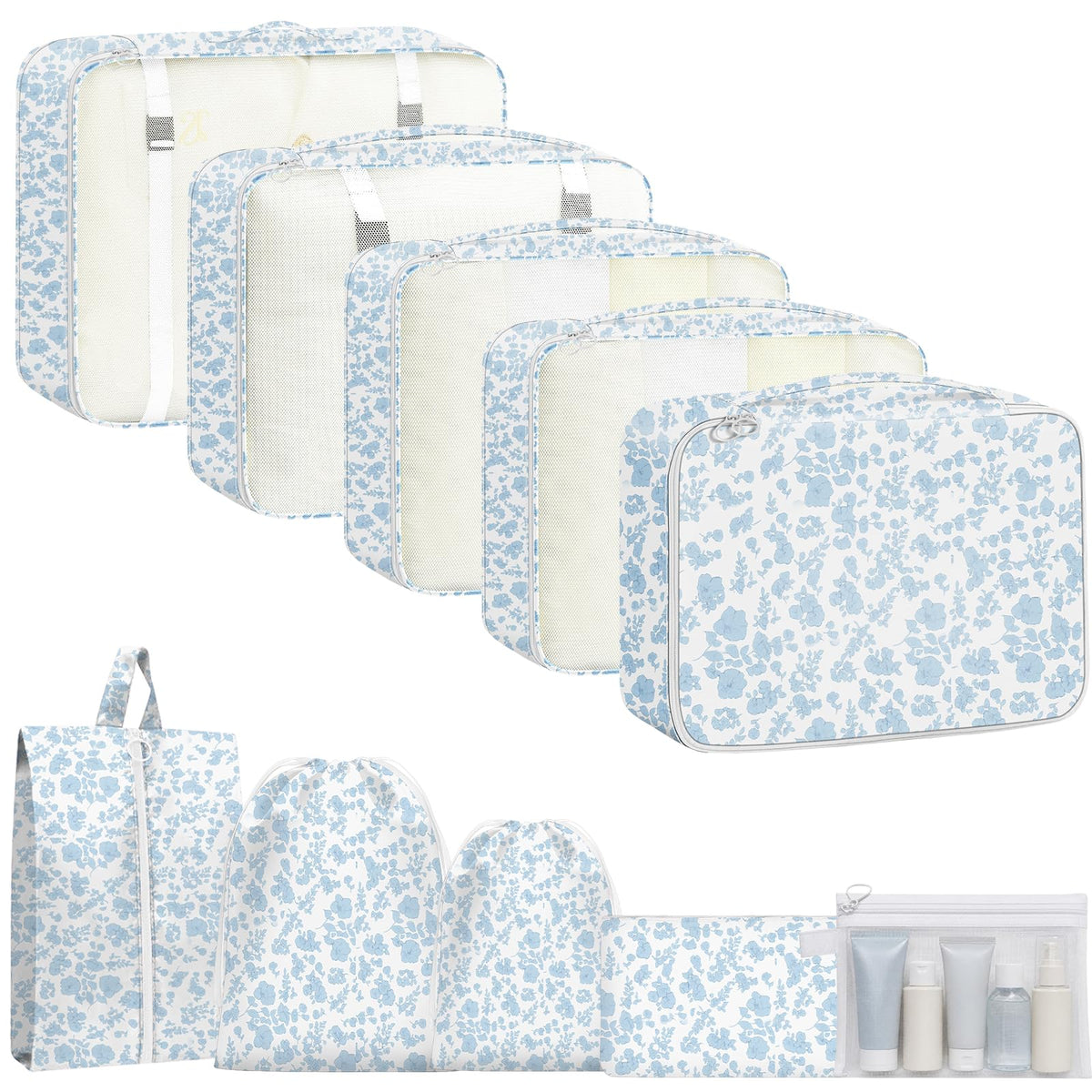 Packing Cubes for Travel 8 Set Luggage Organizer Bags