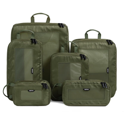 EPICKA TripCozy Compression Packing Cubes, 4 Set, Olive Green