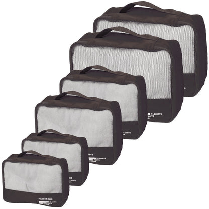 Packing Cubes Set Travel Luggage Organizers Suitcase Lightweight Accessories Navy Blue