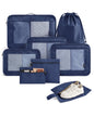 LIGHT FLIGHT 8 Set Packing Cubes for Travel, Cruise Ship Travel Essentials