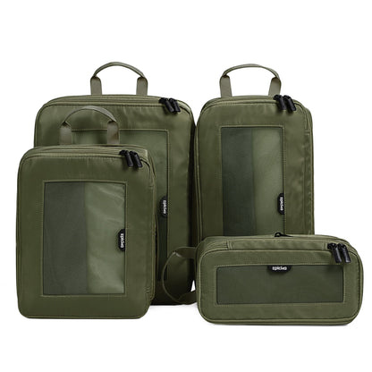 EPICKA TripCozy Compression Packing Cubes, 4 Set, Olive Green
