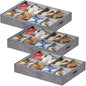 Lifewit 4.3 Inches Under Bed Shoe Storage Organizer Fits 8 Pair Sneakers,