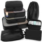 Shacke 5 Set Packing Cubes for Travel with Laundry Bag (Green Grass)