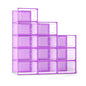 Kuject X-Large Shoe Storage Boxes 12 Pack, Clear Stackable Shoe Organizer