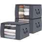 Fab totes 6 Pack Storage Bags for Clothes Blanket Storage Bins with Lids