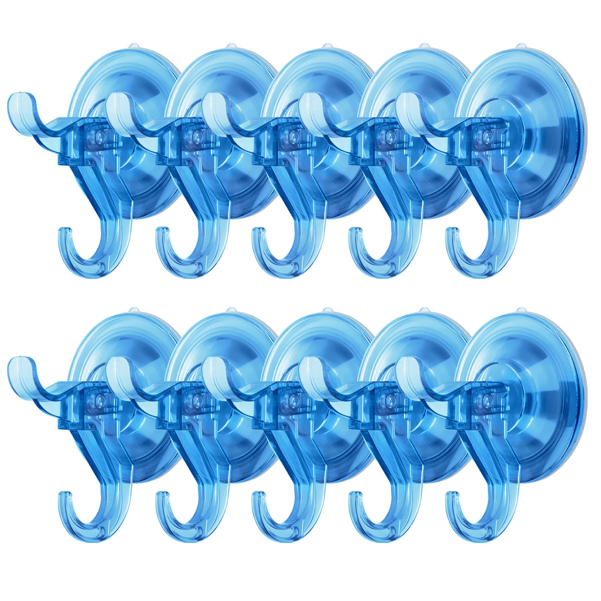 Antimbee 3 Pack Suction Cup Hooks, Clear Suction Cup Hanger, Removable Small Suction Cups for Shower, Bathroom, Glass, Door, Windows, Kitchen-Max Hanging up to 11 lbs on Smooth Surface