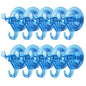 Antimbee 3 Pack Suction Cup Hooks, Clear Suction Cup Hanger, Removable Small Suction Cups for Shower, Bathroom, Glass, Door, Windows, Kitchen-Max Hanging up to 11 lbs on Smooth Surface