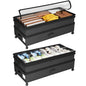 Kitstorack Under Bed Storage with Wheels 2Pack Height-adjustable Under Bed Storage Containers,Under Bed Shoe Storage Organizer with Clear Window&Label, Suitable for Clothes Storage, Gray