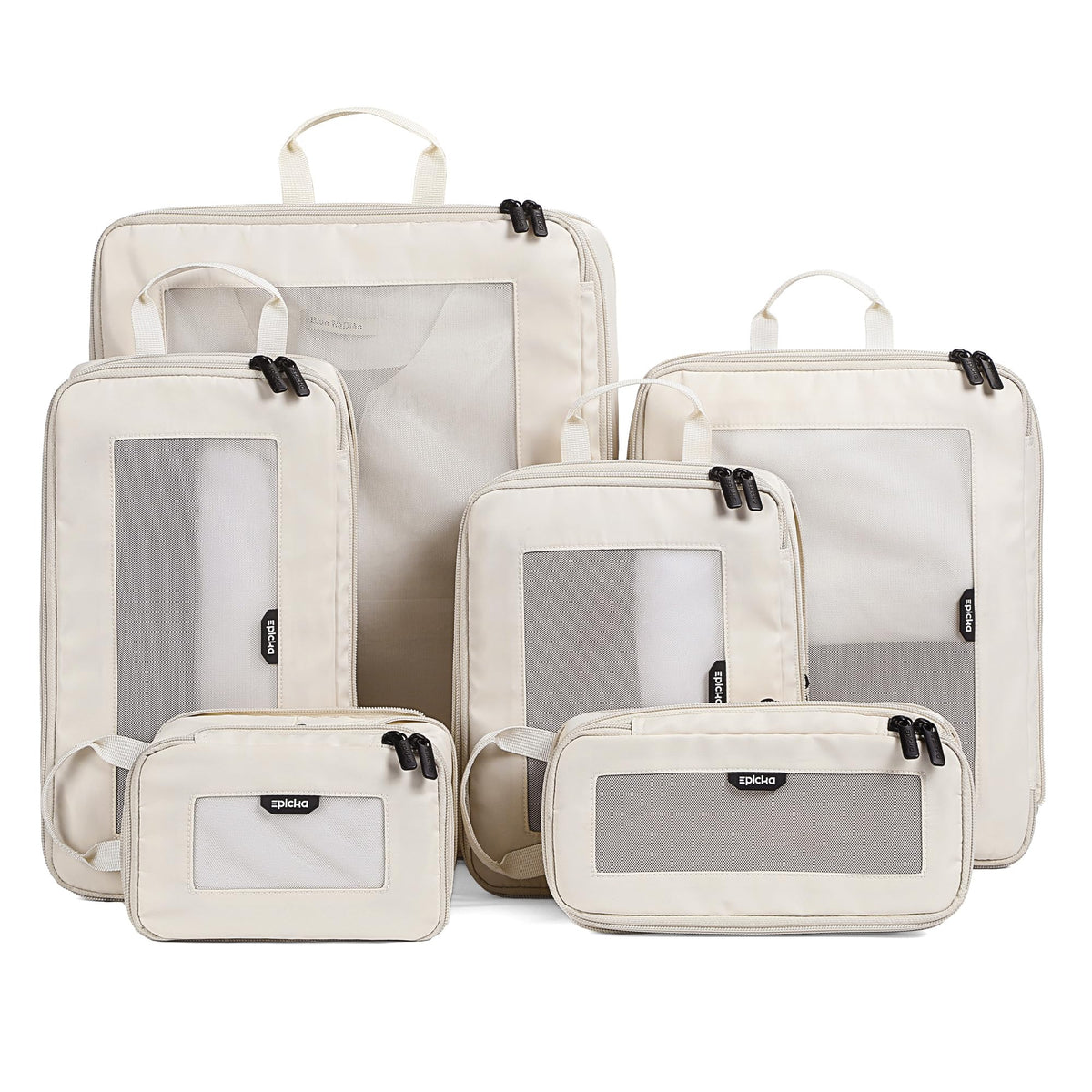 EPICKA TripCozy Compression Packing Cubes, 4 Set, Olive Green