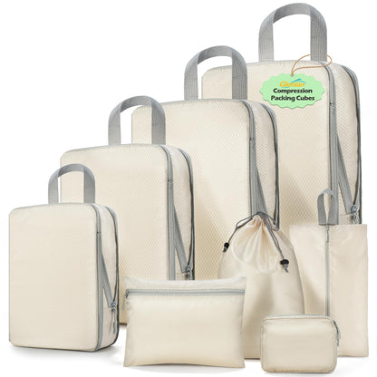 8-Set Compression Packing Cubes for Travel